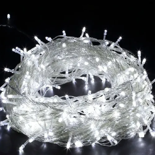 Гірлянда-нитка (String-Lights) 30 Battery W внутрішня, пров.:прозорий, 3м (Білий)