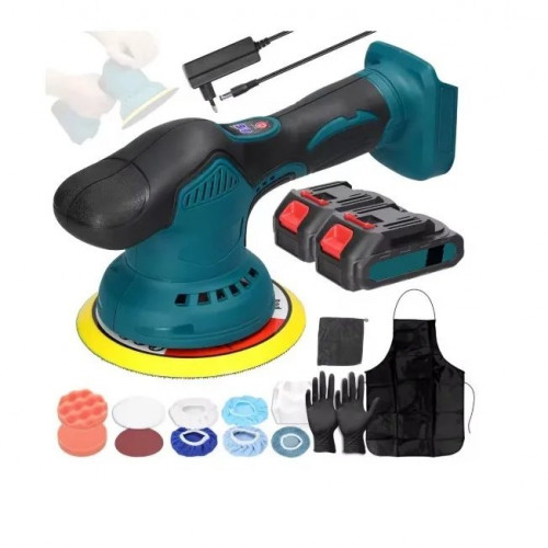 Аккумуляторная ротационно-эксцентриковая полировальная машина DOMOTEC 36V