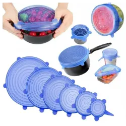 Кришки універсальні силіконові Cod:13681