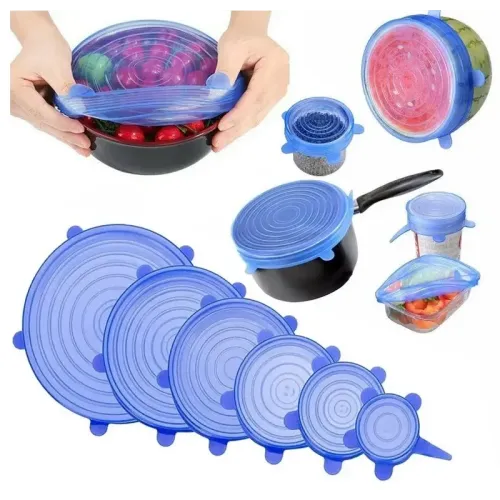 Кришки універсальні силіконові Cod:13681