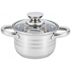 Каструля UNIQUE UN-5009 (9,0л, нержавіюча сталь, з кришкою)