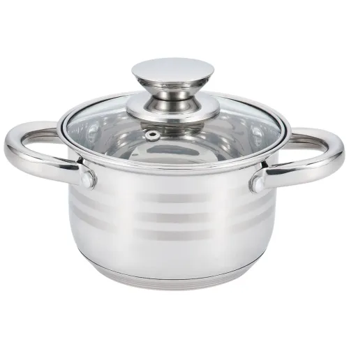 Каструля UNIQUE UN-5009 (9,0л, нержавіюча сталь, з кришкою)