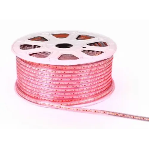 Гірлянда-стрічка (Rope-Lights) SMD5050-R зовнішня, пров.:прозорий, 100м (Червоний)