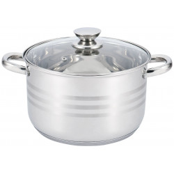 Кастрюля UNIQUE UN-5005 (3,5л, нержавейка, с крышкой)