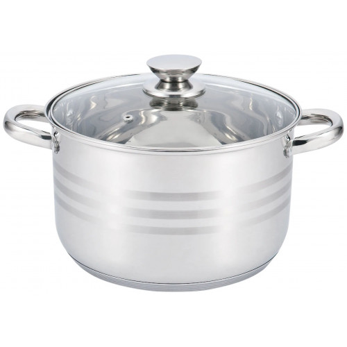 Каструля UNIQUE UN-5005 (3,5л, нержавіюча сталь, з кришкою) (арт. 19144)