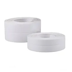 Стрічка ізолятор бордюрна для ванної 38мм 3.2м (Білий)