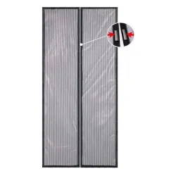 Москітна сітка для дверей на магнітах у целофановій упаковці 100*210см
