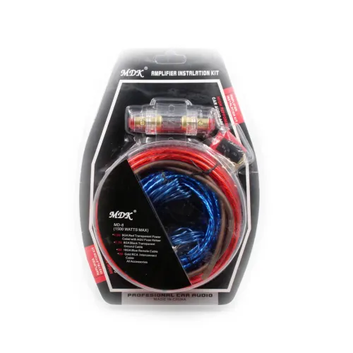 Набір дротів для встановлення саббуфера MDK KIT MD-8 1500W Max