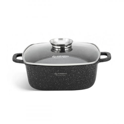 Котел EDENBERG EB-8112 (3,7 л, 26см, квадратний, гранітний)