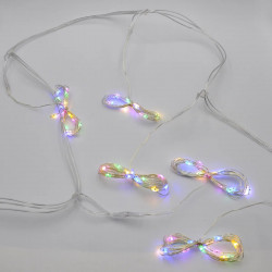 Гірлянда-штора (Curtain Copper) 600M-11 внутрішня, пров.:прозорий, 8м (Різнокольорова)