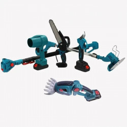 Набор аккумуляторных инструментов для сада 6в1 DOMOTEC