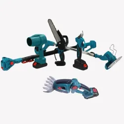 Набір акумуляторних інструментів для саду 6в1 DOMOTEC