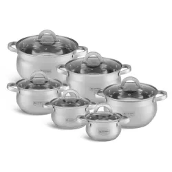 Набір каструль EDENBERG EB-4065 12ін.