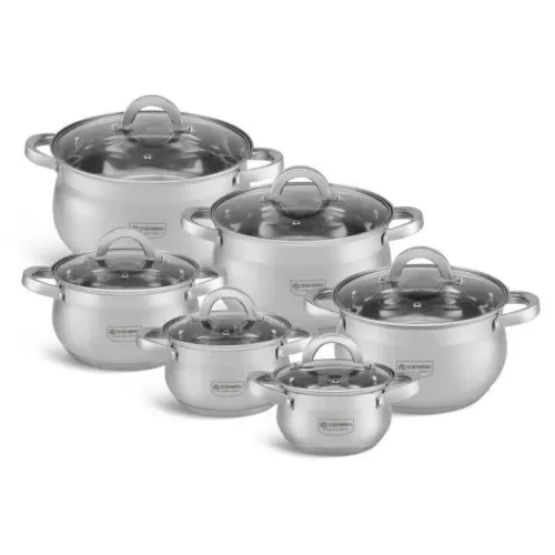 Набір каструль EDENBERG EB-4065 12ін.