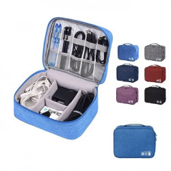 Дорожный органайзер для проводов и кабелей, зарядных устройств