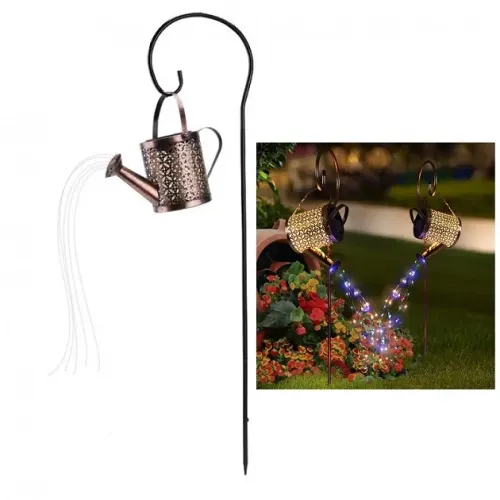 Світильник садовий на сонячній батареї Лійка різнокольорова