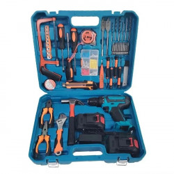 Акумуляторний шуруповерт із набором інструментів для дому DOMOTEC