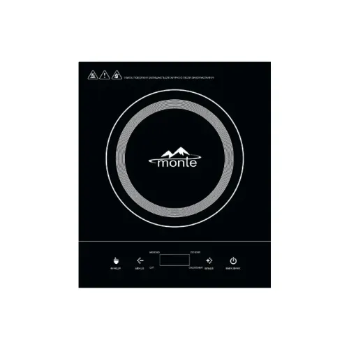 Плита індукційна MONTE MT-2103 1кф., 2000Вт. (Чорний)