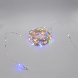 Гирлянда-роса (Copper Wire) 200M-4 внутренняя, пров.:прозрачный, 20м (Разноцветная)