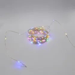 Гірлянда-роса (Copper Wire) 200M-4 внутрішня, пров.:прозорий, 20м (Різнокольорова)