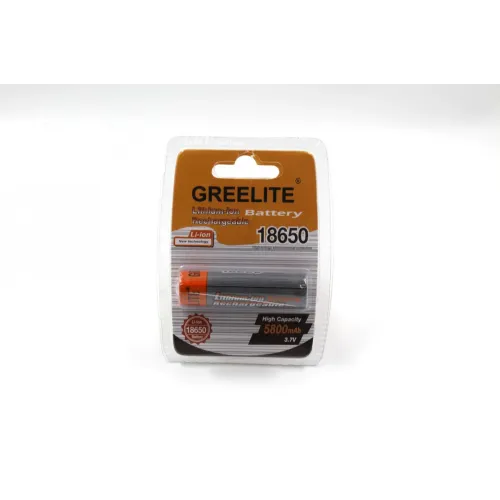 Акумулятор Li-ion 18650 5800mAh 3.7V GREELITE у блістері