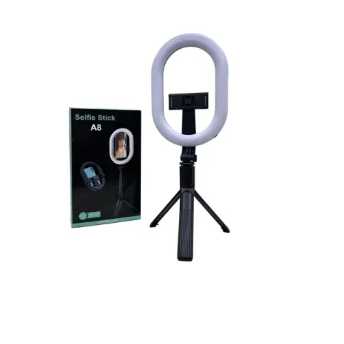 Монопод - трипод Selfie Stick A8 з LED підсвічуванням