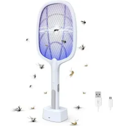 Електрична мухобойка з підсвічуванням на акумуляторі Mosquito Swatter