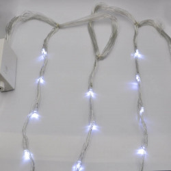 Гирлянда-водопад (Curtain-Lights) Itrains 400W-2 внутренняя, пров.:прозрачный, 3*2м (Белый)