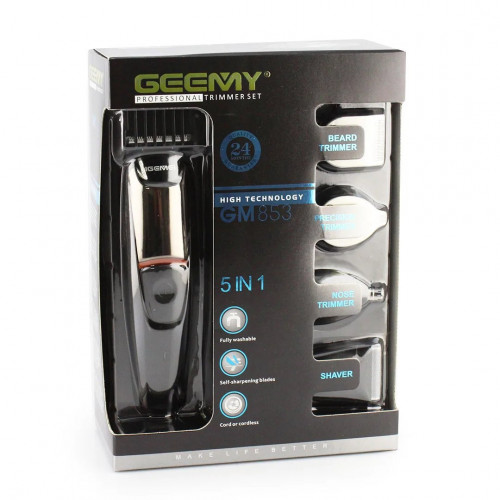 Машинка для стрижки GEEMY GM-853 5в1