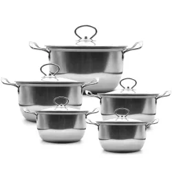 Набір каструль UNIQUE UN-5073 10пр (16,18,20,22.24 см)