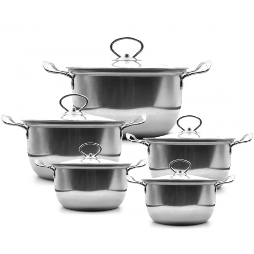 Набір каструль UNIQUE UN-5073 10пр (16,18,20,22.24 см)