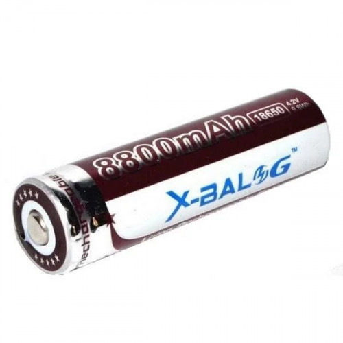 Аккумулятор Li-ion 18650 8800mAh 4.2V Red X-Balog