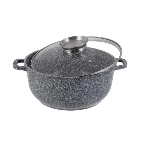 Котел EDENBERG EB-8118 (4,4л, 24см, круглий, мармуровий)