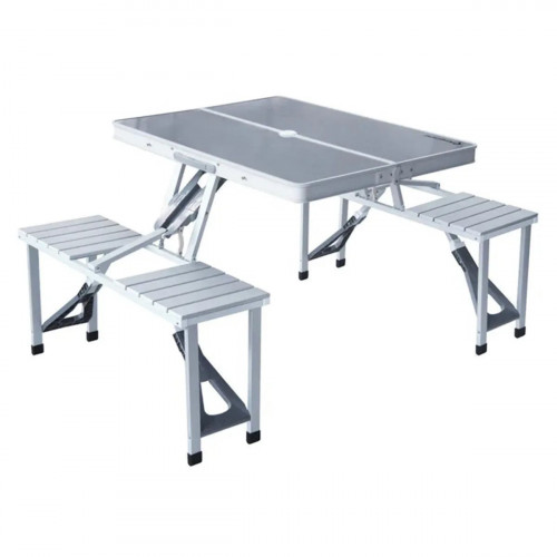 Стіл складний алюмінієвий для пікніка зі стільцями