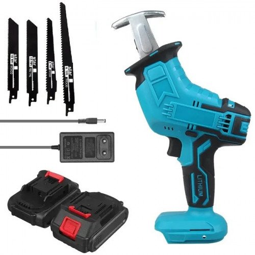 Аккумуляторная Сабельная пила DOMOTEC 2 АКБ 24V 1500mAh