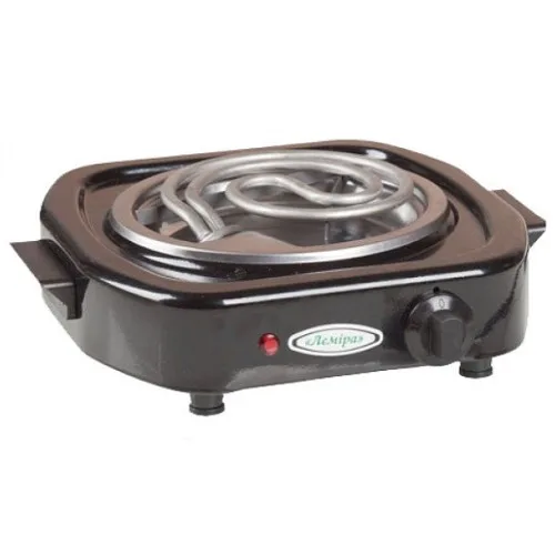 Плита електрична Леміра ЕПТ2-Т 1-1,0 1кф., 1000Вт. (Чорний)