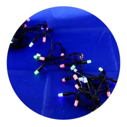 Гирлянда-нить (String-Lights) 40Parts B-1 внутренняя, пров.:черный, 5м (Разноцветная)