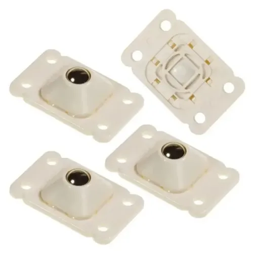 Ролики для меблів 4 штуки на клейкій основі універсальні