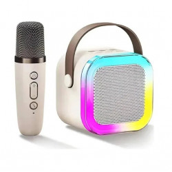Міні-дитяче караоке з підсвічуванням RGB K12 (1 микрофон)