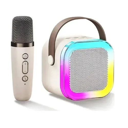 Міні-дитяче караоке з підсвічуванням RGB K12 (1 микрофон)