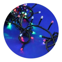 Гирлянда-нить (String-Lights) 500M-4 внутренняя, пров.:черный, 30м (Разноцветная)