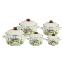 Набір посуду EDENBERG EB-1876 10пр (НЕ ТОВАРНИЙ ВИГЛЯД УПАКОВКИ)