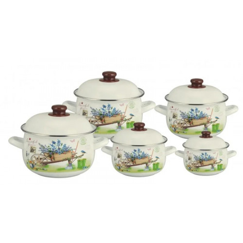 Набір посуду EDENBERG EB-1876 10пр (НЕ ТОВАРНИЙ ВИГЛЯД УПАКОВКИ)