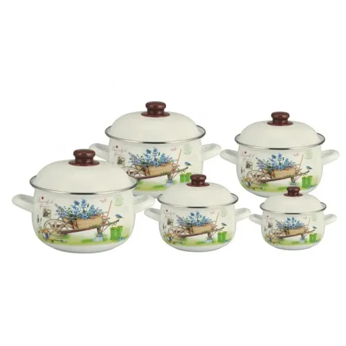 Набір посуду EDENBERG EB-1876 10пр (НЕ ТОВАРНИЙ ВИГЛЯД УПАКОВКИ)