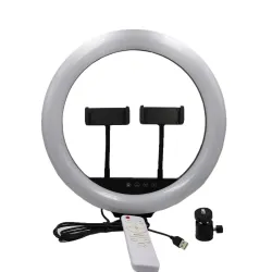 Кільцева лампа 33 см LC-328 LED RING FILL LIGHT Pink-BlueBox (з 2 держ.)