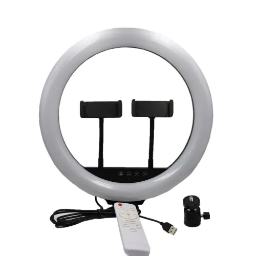 Кільцева лампа 33 см LC-328 LED RING FILL LIGHT Pink-BlueBox (з 2 держ.)