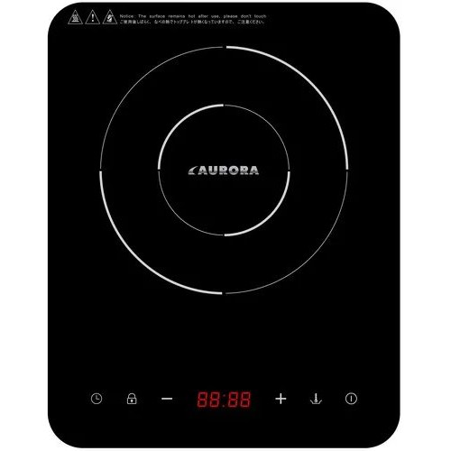 Плита індукційна AURORA AU-4471 1кф., 1600Вт. (Чорний)