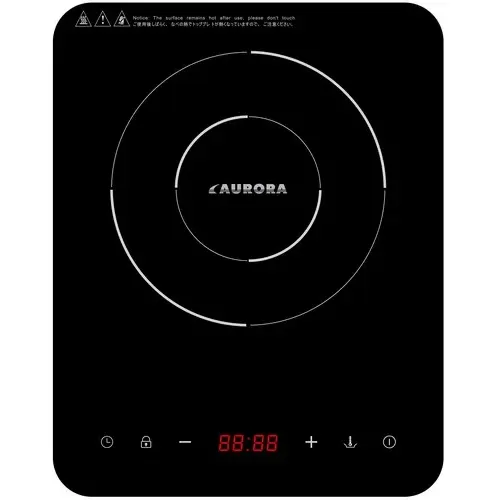 Плита індукційна AURORA AU-4471 1кф., 1600Вт. (Чорний)