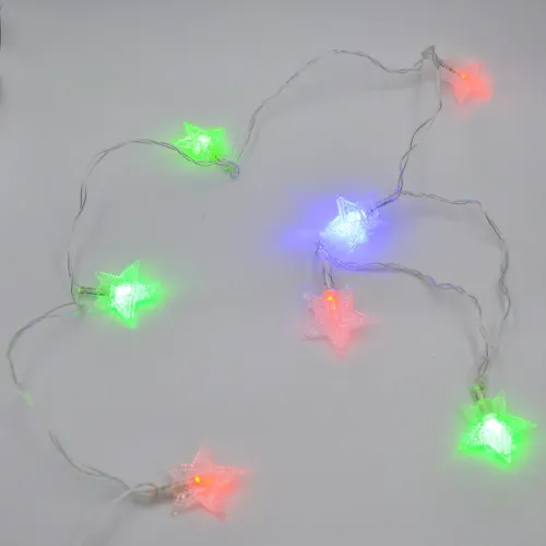 Гірлянда-нитка (String-Lights) 20Parts-4 внутрішня, пров.:прозорий, 3м (Різнокольорова)