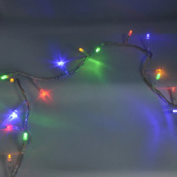 Гирлянда-нить (String-Lights) 400M-1 внутренняя, пров.:прозрачный, 20м (Разноцветная)